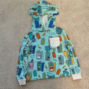 Little Sleepies 3T Monsters Inc lightweight hoodie